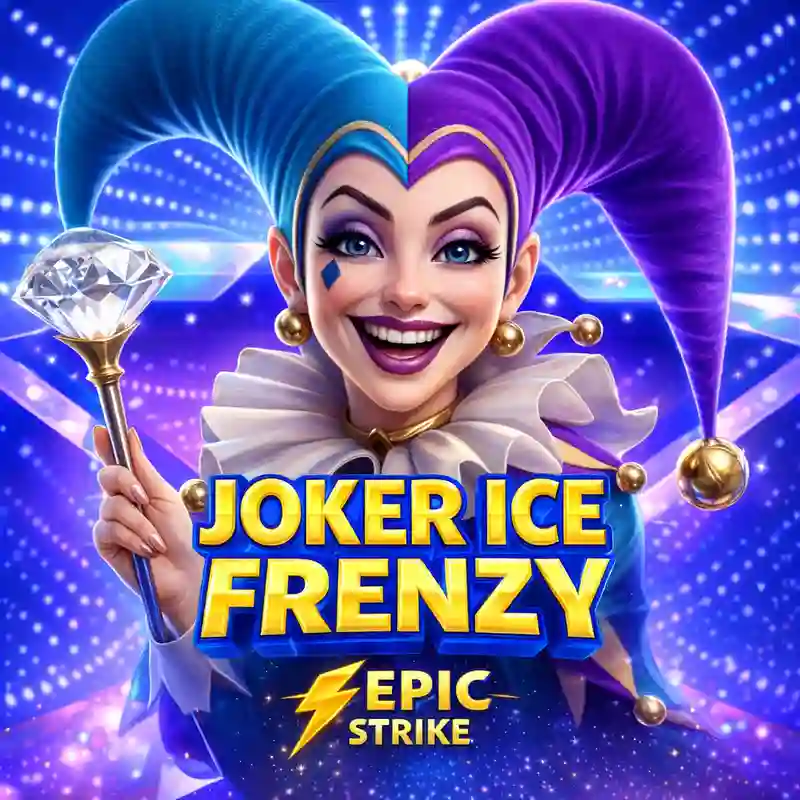 Joker Ice Frenzy Epic Strike Slot Game Banner